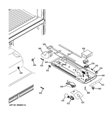 General Electric Cold Control Board Part Number WR55X11104 Model GTRS0HBZARSS