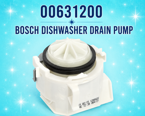 Bosch 00631200 Dishwasher Drain Pump – New Dishwasher Drain Pump Replacement Part