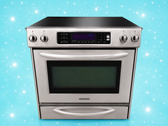 KitchenAid Stainless Steel Slide-In Electric Range with Ceramic Glass Cooktop USED
