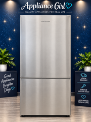 COMING SOON – Fisher & Paykel Series 5 Stainless Steel Bottom-Freezer Refrigerator - USED