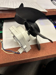 Used OEM Whirlpool W11613295 Refrigerator Condenser Fan Motor WITH BLADE  – Tested