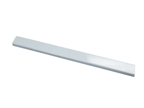 Used OEM Whirlpool WP2266727 Refrigerator Door Shelf Trim (Narrow) – White – Tested short