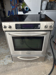 KitchenAid Stainless Steel Slide-In Electric Range with Ceramic Glass Cooktop USED