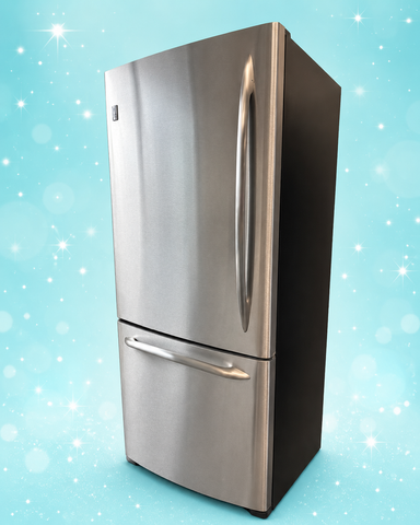 Used LG Bottom Freezer Refrigerator – Stainless Steel – Fully Tested