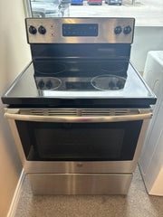GE Stainless Steel Glass Top Electric Range – Smooth Cooktop Stove