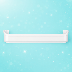 Used OEM Frigidaire 240495804 Refrigerator Freezer Door Shelf Bin – White – Tested