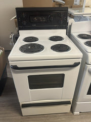 Admiral White Electric Coil Top Range – 4 Burner – Used