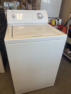 Used Whirlpool 24" Apartment Size Top Load Washer – White – Fully Tested - Store
