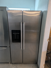 KitchenAid Stainless Steel Side-by-Side Refrigerator with Water & Ice Dispenser