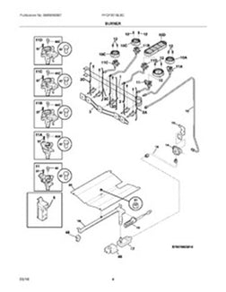 Frigidaire 316580615 Gas Stove Range Spark Ignition Switch & Harness Assembly