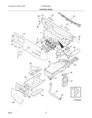 Frigidaire Washer Dispenser-To-Tub Hose Part number 134372300
