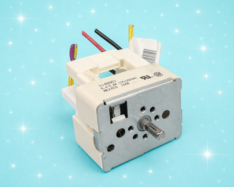 Whirlpool 3148951  (replaced by WP3149404) Infinite Surface Element Switch – OEM Range Burner Control Switch