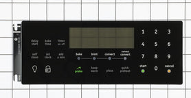 Fridgidaire Overlay Black Part # 316419828 model # CGEF3055MFF