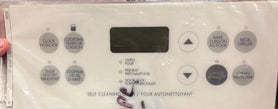 White Stove Range Oven Control Overlay  Part Number 318214515