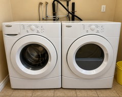Used Frigidaire Front Load Washer & Dryer Set – White – Energy Efficient – Tested store
