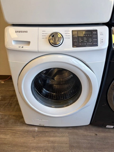 Samsung White Front Load Washer and Dryer Set - 27 inches Wide - Store