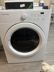 SOLD!    Used Frigidaire Front Load Electric Dryer – White – Fully Tested
