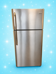 Frigidaire Stainless Steel Top Freezer Refrigerator – Compact & Reliable
