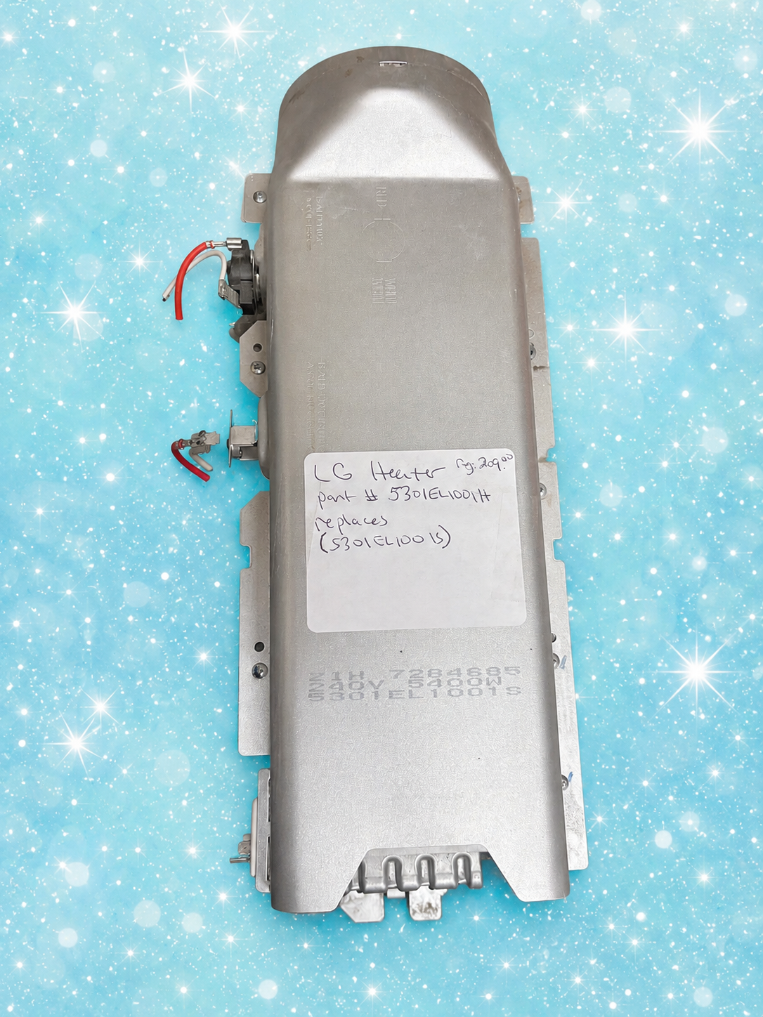 LG Dryer Heating Element Assembly 5301EL1001H – Genuine Replacement Heater Unit