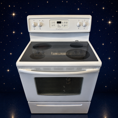 Used Frigidaire 30" Electric Glass Top Range – White – Fully Tested - Store