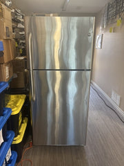 GE Stainless Steel Top-Freezer Refrigerator – Clean & Tested