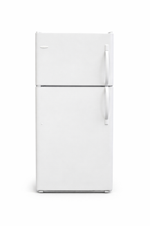 Frigidaire White Top-Freezer Refrigerator – Clean & Reliable |