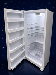 SOLD!   Used Whirlpool Upright Freezer – White – 30" Wide – Fully Tested