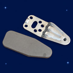 Frigidaire Fridge Upper Door Hinge 5304519646  and Upper Hinge Cover – Gray 5304530085  – Used – AG-669