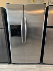 Used Frigidaire Side-by-Side Refrigerator – Stainless Steel  –  Tested