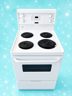 Frigidaire 24" White Apartment Size Electric Stove  Compact 24-Inch Electric Range – Perfect for Apartments, Condos & Small Kitchens