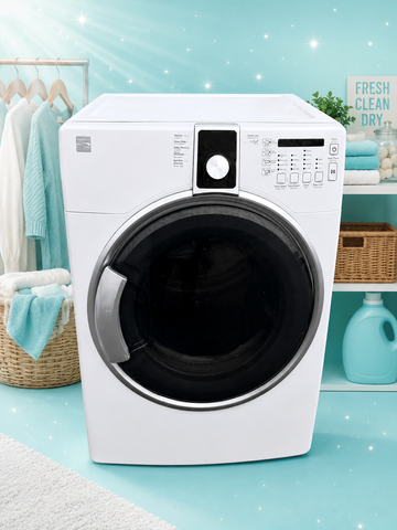Kenmore Front Load Electric Dryer – Large Capacity • White • Appliance Girl Approved STORE H