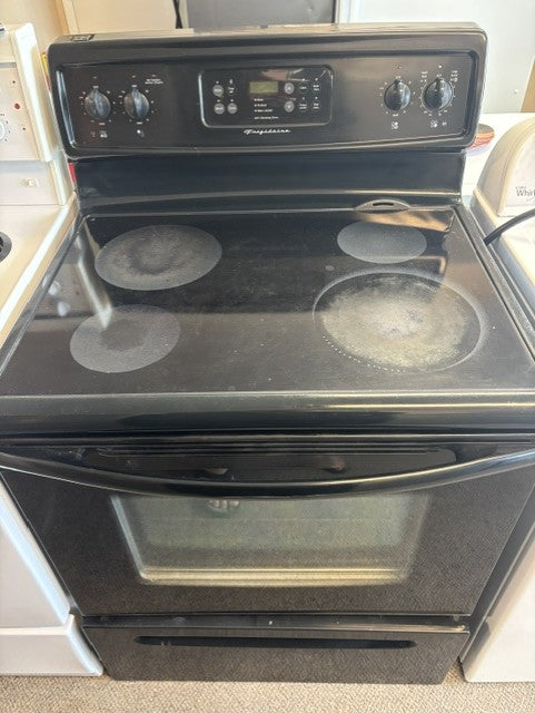 Frigidaire Black 30" Smooth Top Electric Range – Ceramic Glass Cooktop – Self-Cleaning Oven Stove APPLIANCE