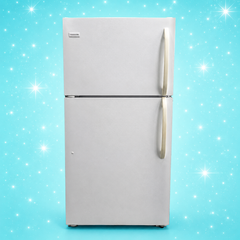 Used Frigidaire Top Freezer Refrigerator – White – Apartment & Family Size – Tested - Store