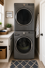 Coming Soon!  Used Whirlpool Front Load Washer & Dryer Set – Metallic Gray – 27" Wide – Fully Tested - store