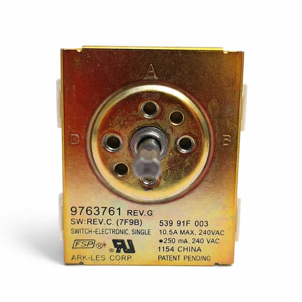 KitchenAid YKERS807SS04 p/n WP9763761 Single Switch  Range Stove - USED