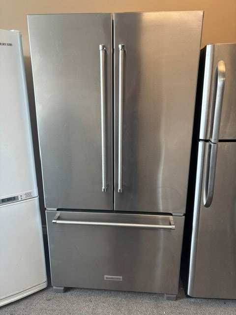 Discounted!  KitchenAid Stainless Steel  Refrigerator – Clean Modern Design Fridge | Tested & Working - 2