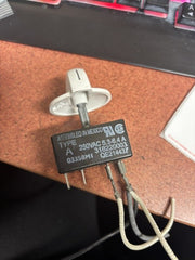 Original Frigidaire 318220003 switch with cream knob and cut leads