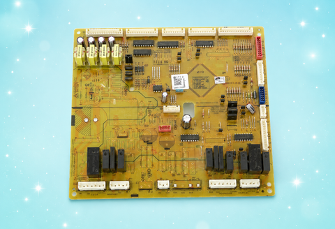 USED  Samsung Refrigerator Electronic Control Board Kit – DA92-00356B Main PCB, DA26-00050A Inverter Board, DA27-00019K Coil Filter & Power Cord – Tested OEM