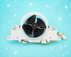 Used OEM Whirlpool Refrigerator Evaporator Fan Motor & Fan Blade Assembly – Tested