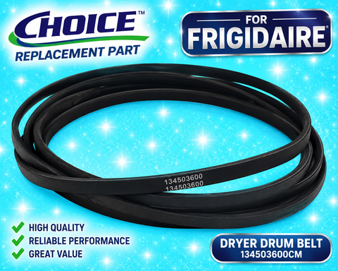 Choice 134503600CM Frigidaire Dryer Drum Belt – 4 Rib – NEW