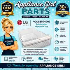 LG AJP73816102 Refrigerator Vegetable Tray Assembly – Used Genuine OEM Crisper Drawer