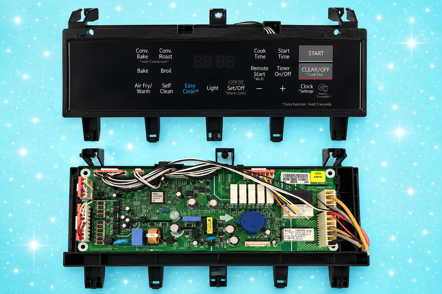 LG EBR89296005 Range Main PCB Assembly (Electronic Control Board) – Used Genuine OEM