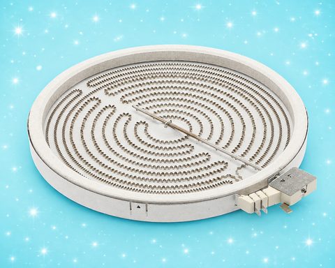Used OEM Samsung DG47-00064A Dual Radiant Surface Element – 9"/12" Cooktop Burner – Tested BH