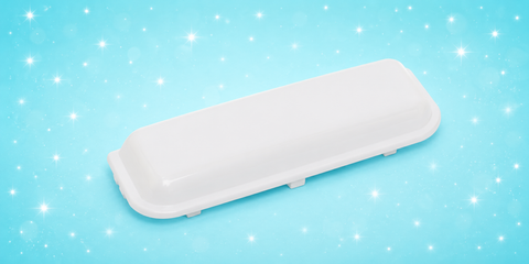 W10861225 Whirlpool Dryer Door Handle - White