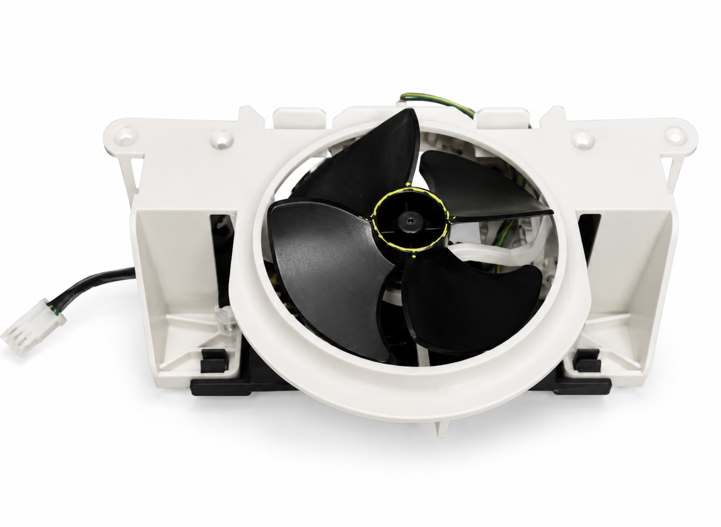 Whirlpool Refrigerator Evaporator Fan Motor WP2315549 with Fan Blade Attached – Used OEM Part