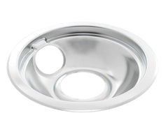 WPW10196406 Whirlpool Stove Drip Bowl - 6" Chrome