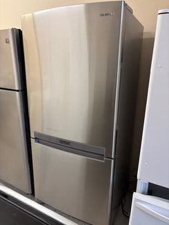 SOLD!   Samsung Bottom Freezer Refrigerator – Stainless Steel Finish