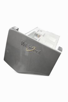 Whirlpool W11573819 Handle and Soap Dispenser model WFW6605MC0 part -USED