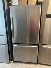 Amana Stainless Steel Bottom Freezer Refrigerator – Used