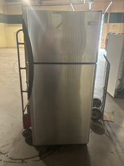 Used Frigidaire Top Freezer Refrigerator – Stainless Steel Finish – Tested & Ready to Go - store